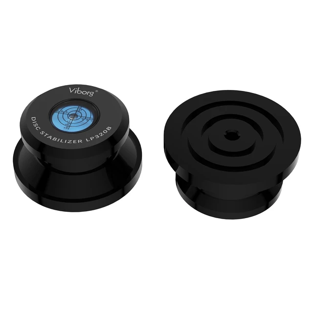 Alt view image 5 of 6 - LP320B Record Weight Turntable Disc Stabilizer 77x41mm 11.3oz Aluminum LP Phono Record Puck Turntable Level for Vinyl Record Player, Turntables, Phonograph