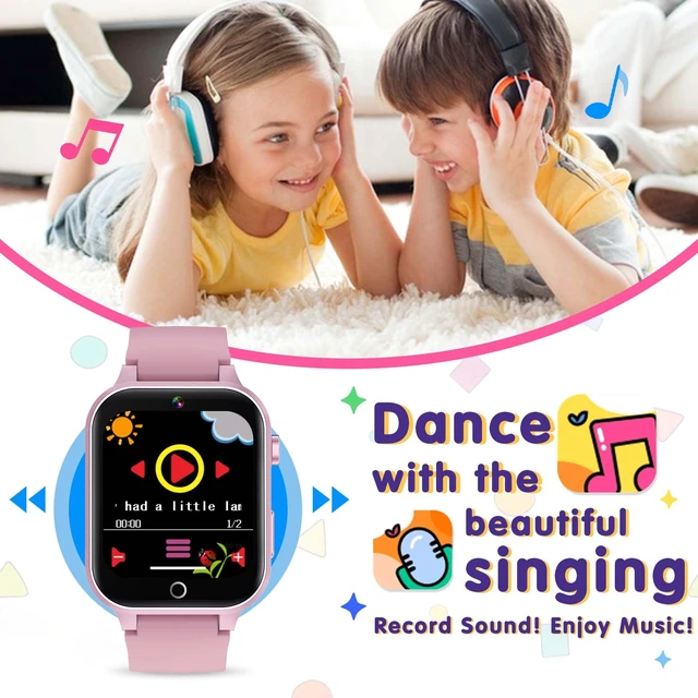 Alt view image 6 of 7 - Kids Smart Watch, 26 Games HD Touch Screen Camera Alarm Clock Music Player Puzzle Game Toys, Kids Watch for Boys Girls 4-12 Years Old