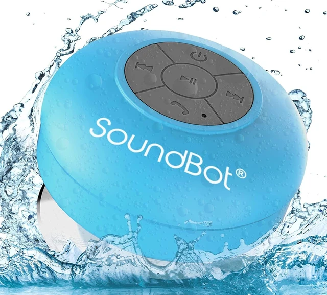 Main image of ® Waterproof Shower Speaker HD Water Resistant Bluetooth Handsfree Portable with Loud Clear Sounds 6+hrs of Playtime, Wireless Suction Cup Small Durable for Outdoors Travel Home SB510 (Blue)