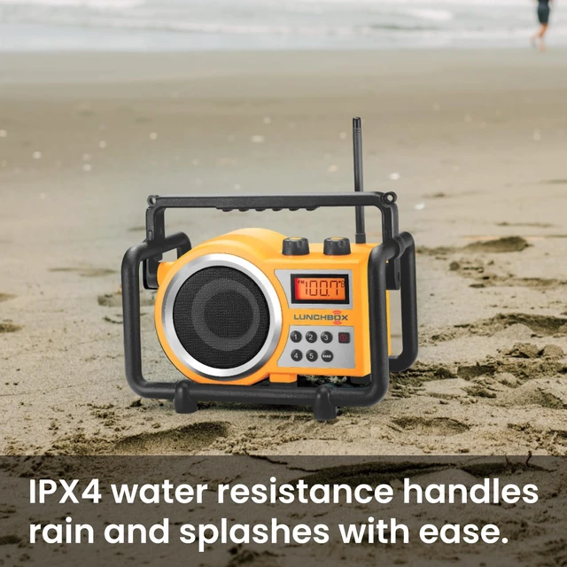 Alt view image 2 of 7 - LB-100 Worksite AM/FM Utility Radio Tough, Water Resistant