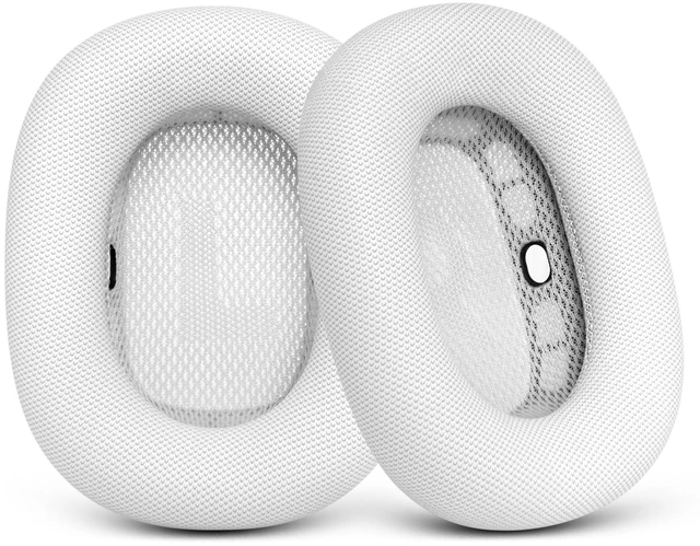 Main image of Ear Cushions Replacement for AirPods Max - Upgraded Ear Cups for Apple Headphones - GVOEARS Ear Pads Cover with Protein Leather Memory Foam (White)