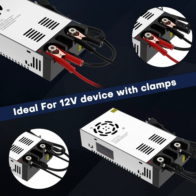 Alt view image 4 of 7 - AC to DC Converter 12V SMPS,110V to 12V DC Converter,12 Volt Power Supply Max 600W 50A DC Power Converter, US040A