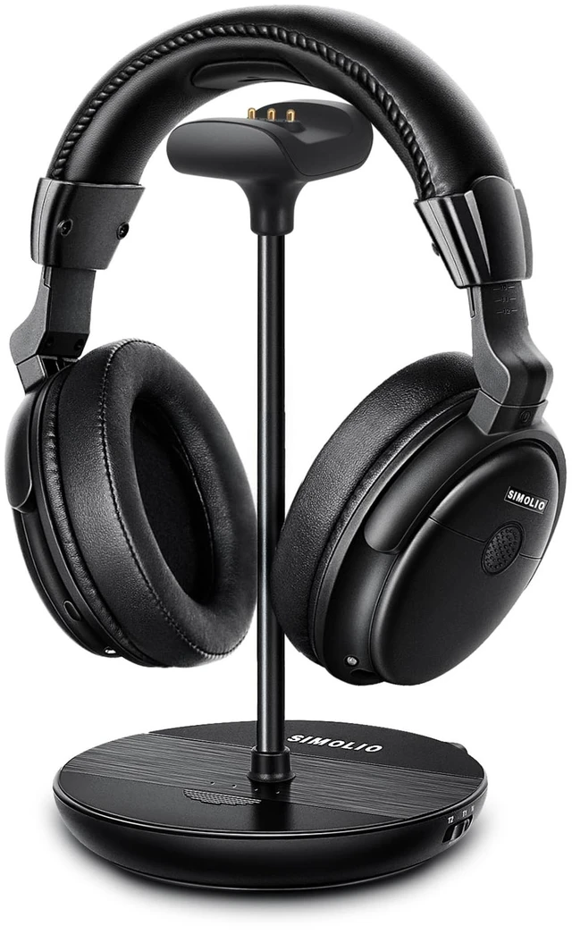 Main image of Wireless TV Headphones for Seniors Hard of Hearing Bluetooth for PC Clear Voice & Loud Volume, OPT/AUX Passthrough to Soundbar, L/R Audio Balance, Ambient Mode, Battery & Earpads Replaceable