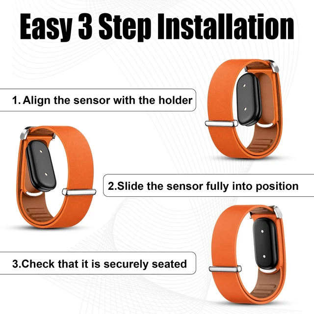 Alt view image 6 of 7 - Top-Grain Cowhide Leather Band Compatible with Google Fitbit Air, Genuine Leather Replacement Strap, Soft Comfortable Wristband for Men and Women