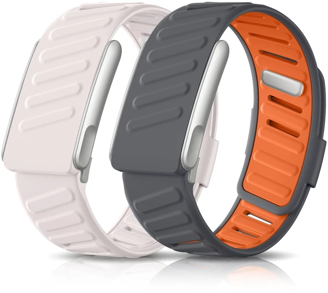 Main image of 2 Pack Bands Compatible with Whoop 5.0 Bands One, Peak and MG/Life, Soft Silicone Breathable Waterproof Sport Adjustable Replacement Strap for Whoop Band 5.0 Women Men