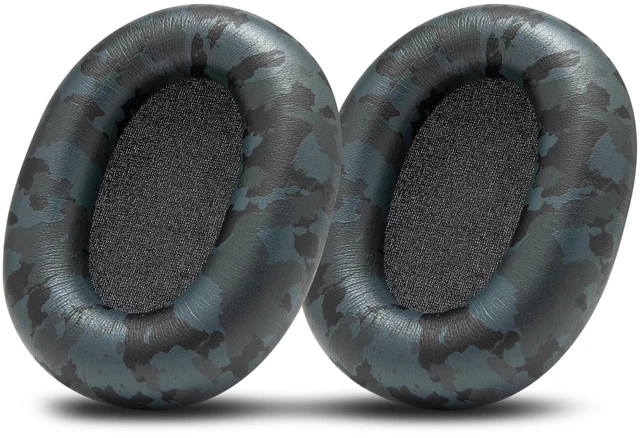Alt view image 6 of 7 - PadZ XM6 - Premium Replacement Earpads for Sony WH-1000XM6 Made by Wicked Cushions Enhanced Comfort, Durable PU Leather & Sound Isolation Black Camo