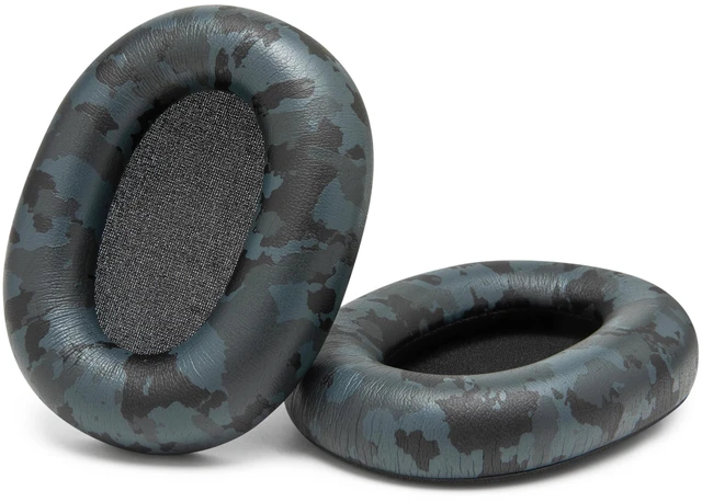 Alt view image 7 of 7 - PadZ XM6 - Premium Replacement Earpads for Sony WH-1000XM6 Made by Wicked Cushions Enhanced Comfort, Durable PU Leather & Sound Isolation Black Camo