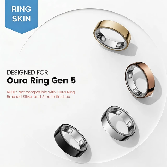 Alt view image 5 of 7 - 20 Pack Cover for Oura Ring 5, Ultra-Thin 0.15mm Clear Skin Protector Anti-Scratch Invisible Transparent Protective Film, Smart Rings Accessories for Oura Ring Gen 5 Cover
