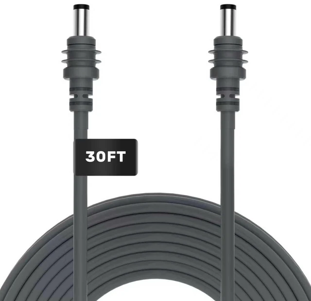 Main image of Starlink Mini DC Power Cable, 10M/30FT Replacement Starlink Mini Cable Custom DC cable for Starlink Mini uses premium 18AWG copper & liquid silicone, waterproof, stable power without signal loss