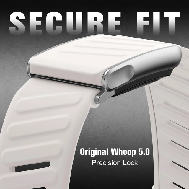 Alt view image 4 of 7 - Silicone Sport Band Compatible with Whoop 5.0/MG, One, Peak & Life Upgrade Soft & Comfortable Silicone Waterproof Breathable Adjustable Replacement Wristbands for Men Women Accessories