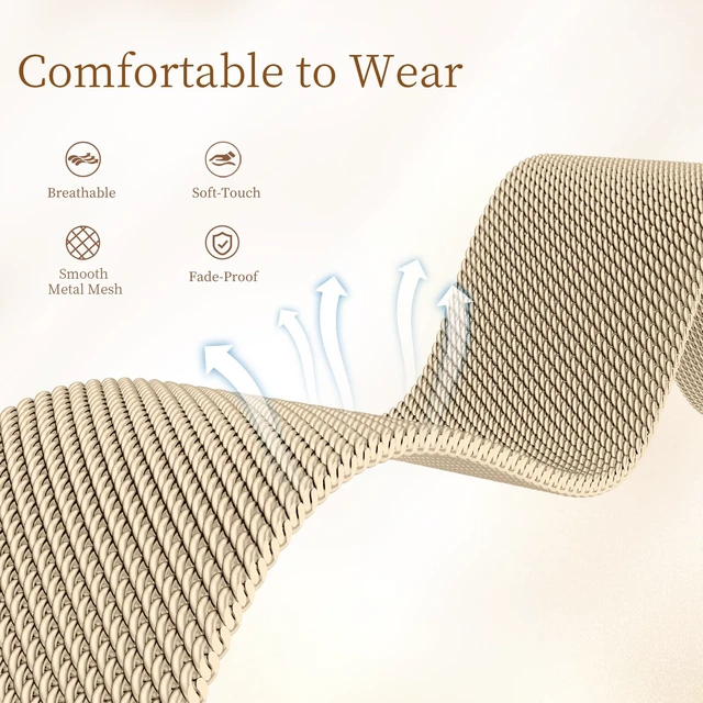 Alt view image 3 of 7 - X-Shape Metal Band Compatible with Fitbit Charge 6/ Charge 5 Bands for Women Men, Soft Stainless Steel Mesh Loop Strap Bracelet Wrist Band Replacement for Fitbit Charge 5/ Charge 6 Fitness Tracker