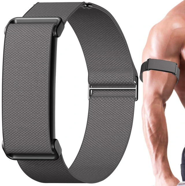 Main image of Nylon Bicep Band Compatible for Google Fitbit Air Active Band,Arm Strap Adjustable Stretchy Arm Bands Replacement Wristband for Fitbit Air,Lightweight Sweat-Proof Sport Armband for Women Men