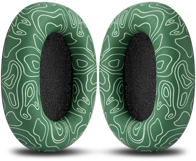 Alt view image 6 of 7 - PadZ XM6 - Premium Replacement Earpads for Sony WH-1000XM6 Made by Wicked Cushions Enhanced Comfort, Durable PU Leather & Sound Isolation Emerald Tide