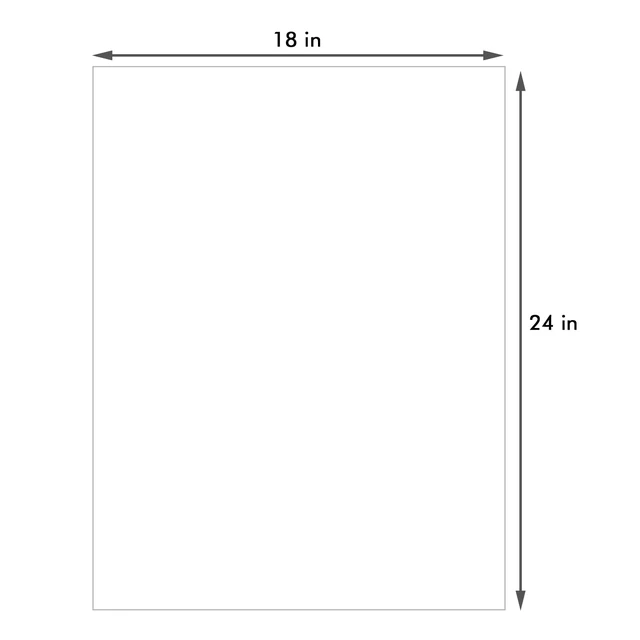Alt view image 2 of 7 - 10 Pack White Backing Board, 18x24 Uncut Picture Frame Mat Boards Acid Free Matte Backerboards for Pictures, Photos, and Prints