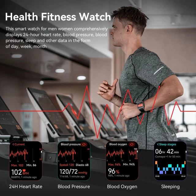 Alt view image 4 of 7 - Tank M3 Smart Watches for Men, Rugged Full Metal Body, 5ATM & IP69K 1.96" AMOLED, Bluetooth Call, 170+ Sports Modes, Heart Rate, SpO2 Monitor, Sleep Tracking, Compatible with iPhone and Android