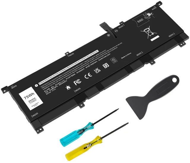 Main image of 8N0T7 Replacement Laptop Battery for DELL XPS 15 9575 Precision 5530 2-in-1 Series Notebook 08N0T7 TMFYT 0TMFYT 11.4V/75Wh 6-Cell