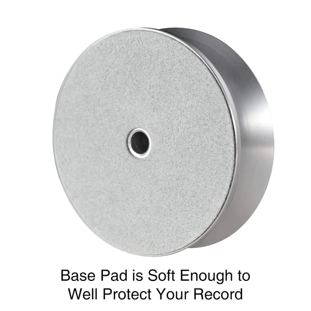 Alt view image 5 of 5 - Record Weight Stabilizer, 10.8oz Vinyl Weight for Turntable (Silver) Turntable Weight Clamps, Aluminum Vinyl Record Stabilizer, Reduces Vibration for LP Record Player, Fits Most Turntables