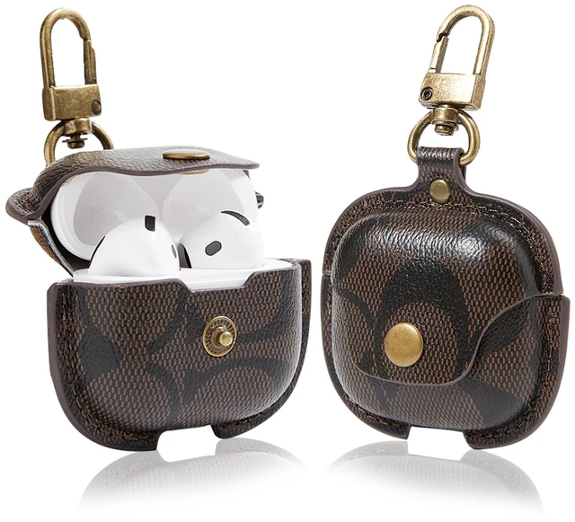 Main image of for AirPods 4 Case 2024, Full-Body Protective AirPods 4th Case Cover for Women Men Compatible with AirPods 4th Wireless Charging Case with Keychain-Coffee