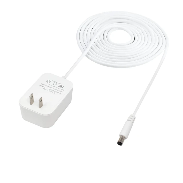 Alt view image 2 of 6 - 30W Extra Long Power Adapter Compatible with Echo (3rd & 4th Generation), Echo Plus (2nd Generation), Echo Show (8, 10, 15, 21) (17 Foot)