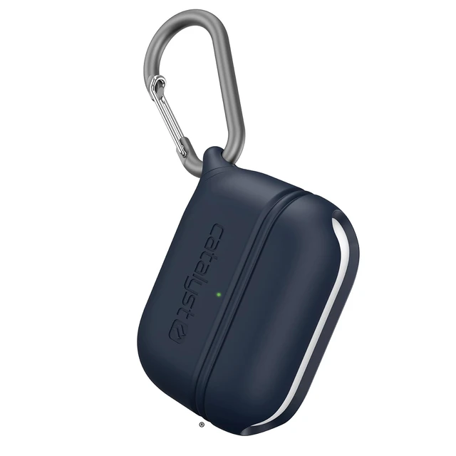 Alt view image 7 of 7 - Waterproof Case for AirPods Pro 2nd Generation and AirPods Pro 1st Generation - Wireless and USB-C Charging Compatible, One Piece Design, High Drop Protection Case with Carabiner