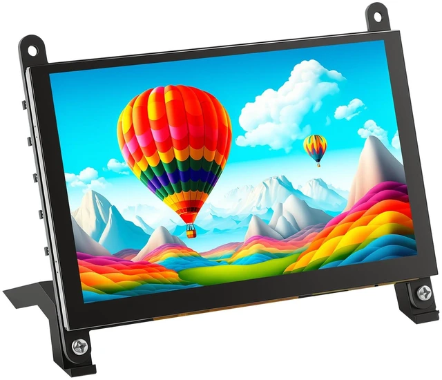 Main image of 5" Touch Screen Monitor 1024×600 Display for Raspberry Pi 5/4/3/B+ Mini Capacitive Touchscreen HDMI-Compatible & USB Powered Compatible with BB Black, BB Black, Banana Pi & Jetson Nano