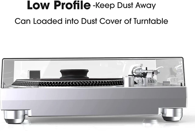 Alt view image 5 of 7 - Record Weight Stabilizer for Vinyl Turntables, 250g (8.8oz) Aluminum LP Record Weight, Low Profile Design Fits Under Dust Cover, Reduces Resonance and Vibration, Black