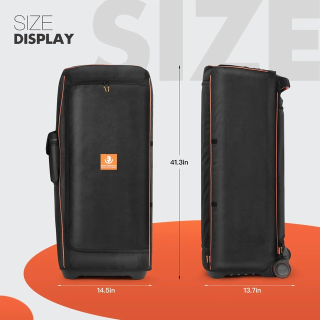 Alt view image 2 of 6 - Speaker Cover Compatible with JBL PartyBox Ultimate/Ultimate 2 Scratch-Resistant, Dustproof, Portable Case with Storage Bag for Outdoor Party Speaker
