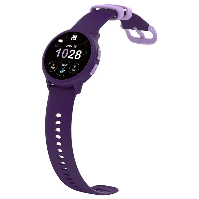 Alt view image 3 of 7 - Hero Gen 4 Smartwatch with Apple Find My & Android Find Hub Purple 1.27" IPS Display, IP68 Water Resistant, Heart Rate & SpO2 Monitoring, Sleep Tracking, Bluetooth 5.3 and USB Charging