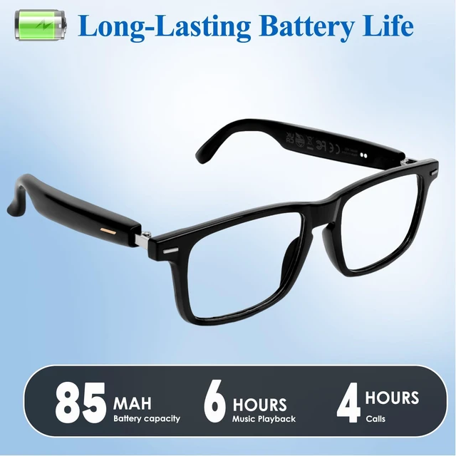 Alt view image 7 of 7 - AI Smart Glasses with ChatGPT - Bluetooth, Real-Time Translation, AI Assistant & Voice Control, Music & Hands-Free Calls, Photochromic Lenses, for Men & Women