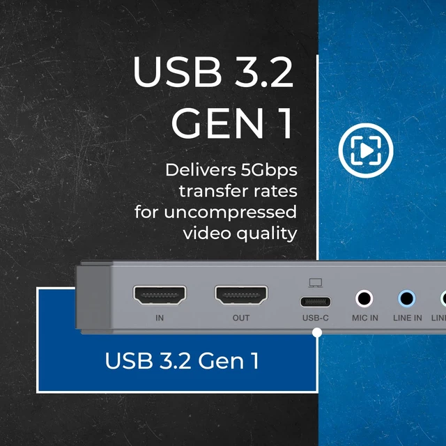 Alt view image 4 of 7 - 4K Capture Card for Streaming USB 3.0 Loop-Out Audio Mixing UVCUAC HDR 4K Capture Card, HDMI to USB Capture Card 8K60 Input, 4K144 Pass-Through, HDMI 2.1, HDCP 2.3, 48Gbps, VC-8KTUSB3
