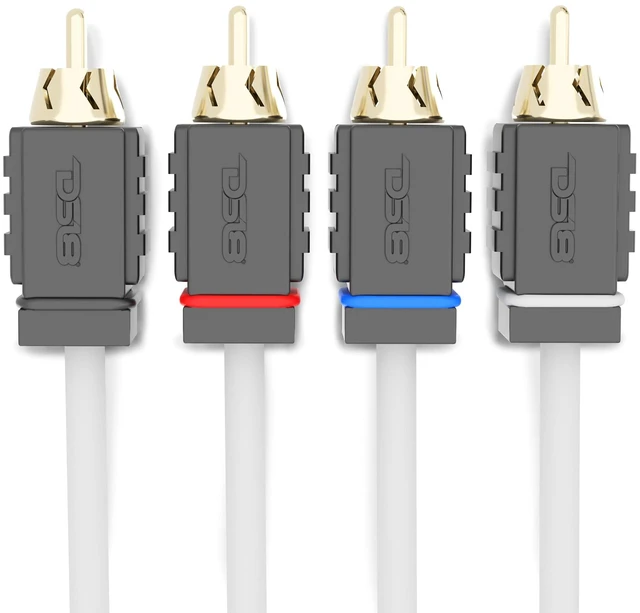 Alt view image 5 of 7 - MOFCR-25FT 4 Channels OFC Marine RCA Audio Stereo Cable - 25 Feet