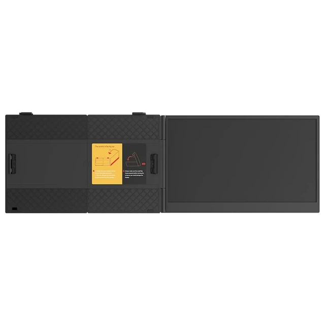 Alt view image 2 of 7 - Laptop Screen Extender 14-inch, 2026 Upgraded Ultra-Slim 1080P Laptop Monitor Extender, Ultra-Light Dual Screen Portable Monitor for 13-17.3" Laptops, Compatible with Windows/Mac/Linux/Chrome