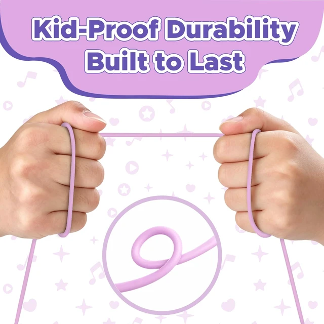 Alt view image 7 of 7 - USB C Kids Wired Earbuds with Case, mic, 85/94dB Volume Limited tangle-free cord, volume control, for School, Chromebook, laptop, iphone, girls, boys, Wired earbuds for kids, Spark Series