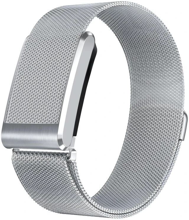 Main image of Milanese Stainless Steel Band Compatible with WHOOP 5.0, One, Peak, and Life Lightweight Magnetic Breathable & Fully Adjustable Wristband (Charging Requires Removal)