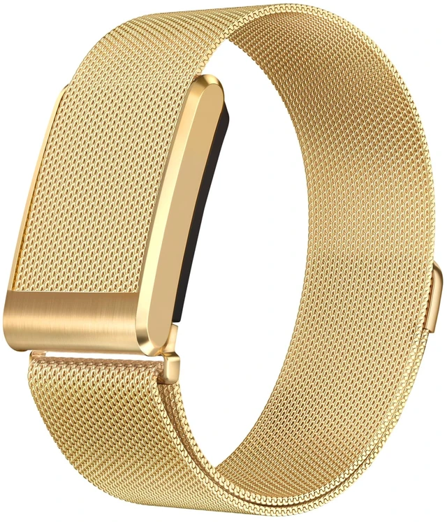Main image of Milanese Stainless Steel Band Compatible with WHOOP 5.0, One, Peak, and Life Lightweight Magnetic Breathable & Fully Adjustable Wristband (Charging Requires Removal)