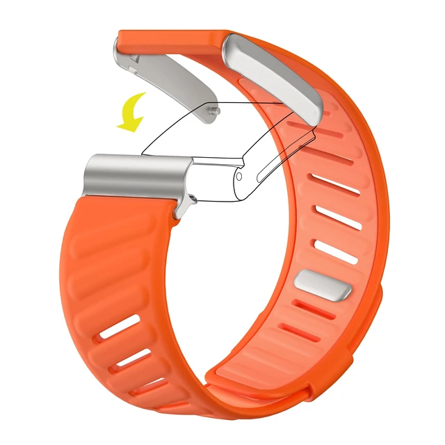 Alt view image 3 of 7 - Comfort Durable Silicone Wristband Compatible with WHOOP 4.0 Band, Soft Silicone Sports Loop Strap for Men & Women, with U Shapped Connector