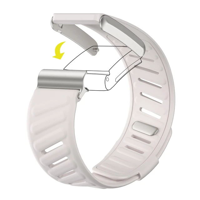 Alt view image 2 of 6 - Comfort Durable Silicone Wristband Compatible with WHOOP 4.0 Band, Soft Silicone Sports Loop Strap for Men & Women, with U Shapped Connector
