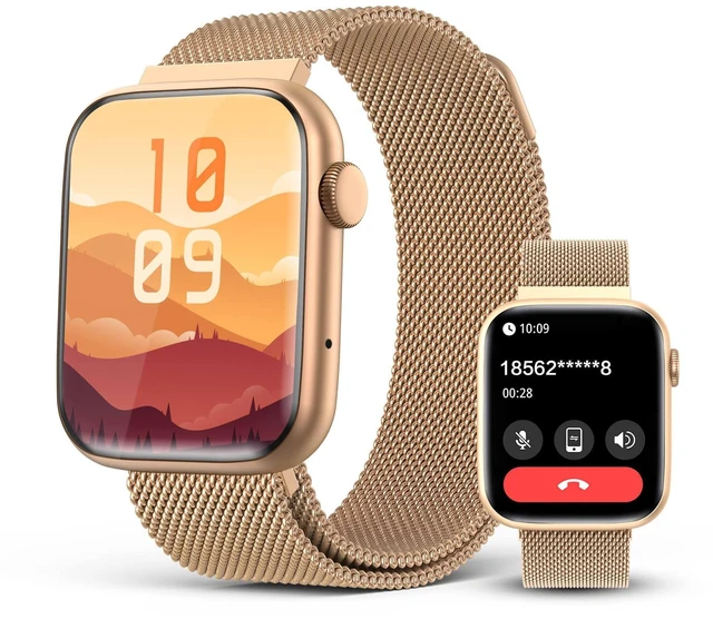 Main image of Smart Watch for Women 1.9" AMOLED AOD, DA GPT, AI Watch Face Make/Answer Calls, 123 Sports, Blood Pressure/SpO2, 24/7 Heart Rate/Sleep/Stress, IP68 Waterproof Fitness Tracker iOS/Android