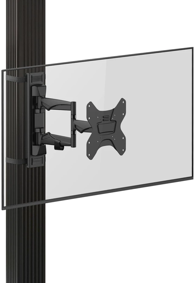 Main image of ZeboZap 19"50" TVs Outdoor Full Motion TV Mount Fits Pillars & Poles, No Drill Gazebo, Pergola & Post TV Mount, VESA 200x200, Holds 66 lbs