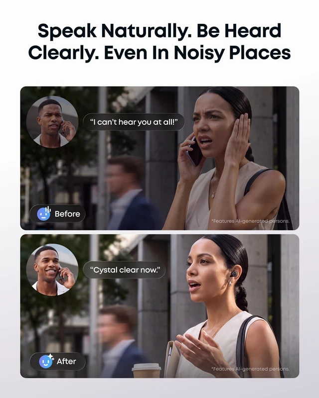 Alt view image 2 of 7 - Anker Liberty Buds 2 Noise Cancelling Wireless Earbuds 28H Playtime Anker Thus AI Chip, IP55, Clear Calls Anywhere, Adaptive ANC, 4.7g Ultra-Lightweight, Multipoint Connection
