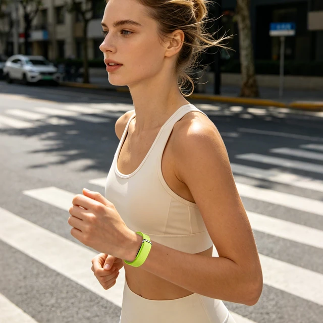 Alt view image 5 of 6 - 4 Pack Band Compatible with Google Fitbit Air Band for Women Men, Braided Nylon Loop Sport Breathable Replacement Wrist Strap Compatible with Fitbit Air Screenless Fitness Tracker
