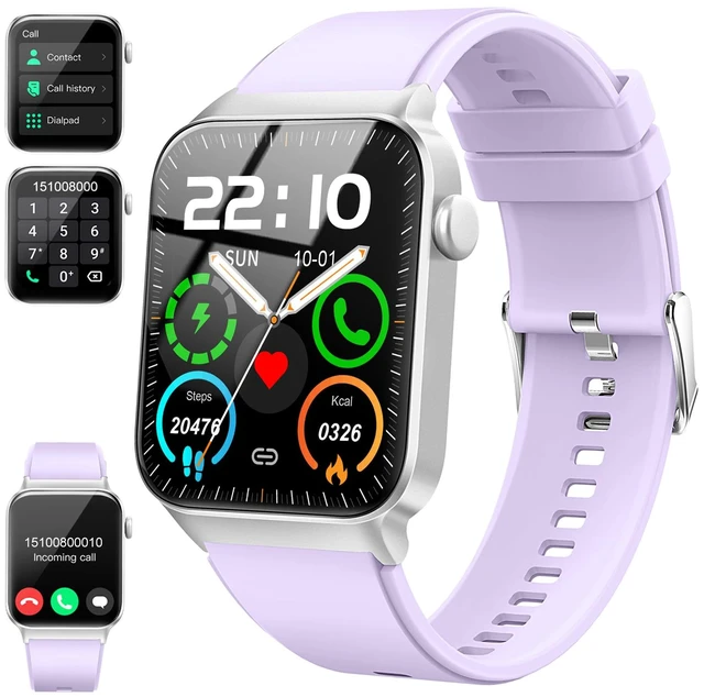 Main image of Smart Watch for Men Women, 1.85"Smartwatch with Answer/Make Call Watches Fitness Tracker with 100+ Sport Modes, IP68 Waterproof, Heart Rate/Sleep Monitor/Pedometer, Activity Tracker for Android iOS