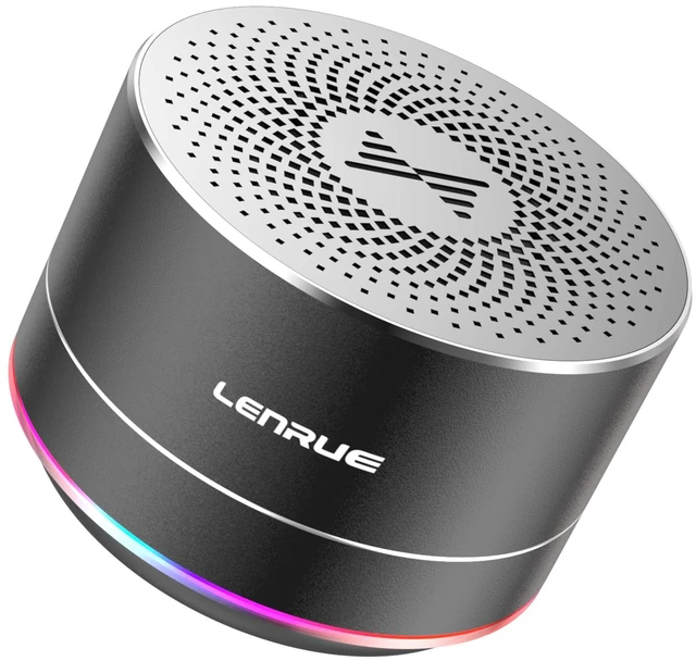 Main image of Portable Bluetooth Speakers,Wireless Speaker with Clear Sound, Long Playtime, Small Mini Metal Speaker,Christmas Birthday Gifts for Men, Women,Kids(Black)