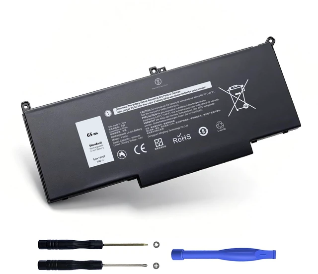 Main image of Upgraded 65Wh F3YGT Battery for Dell Latitude 14 7490 7480 Series Fit for Latitude 13 7000 7390 7380 Series, 12 7000 7280 7290 Series, and More
