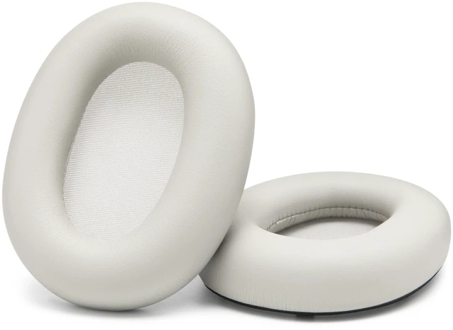 Alt view image 7 of 7 - PadZ XM6 - Premium Replacement Earpads for Sony WH-1000XM6 Made by Wicked Cushions Enhanced Comfort, Durable PU Leather & Sound Isolation Platinum Silver