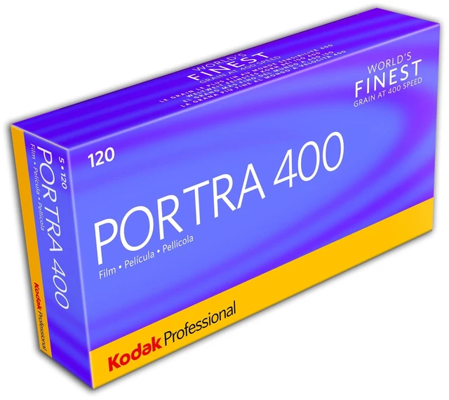 Main image of Portra 400 Professional ISO 400, 120 propack, Color Negative Film (5 Rolls per Pack)