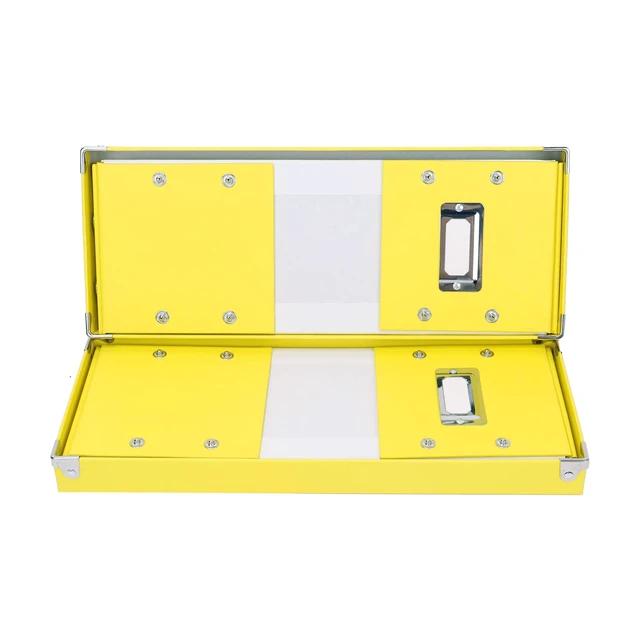 Alt view image 4 of 6 - CD Storage Box - Pack of 1/2 - Durable Disc Holder with Lid to Store for Discs (2 Pack - CD, Yellow)