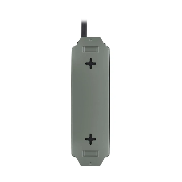 Alt view image 3 of 7 - Eaton 602 Heavy Duty Industrial Metal Power Strip 5 Outlets 15A Circuit Breaker, 6ft Extension Cord, Garage Industrial, Under Desk & Wall Mountable, Manufacturer's