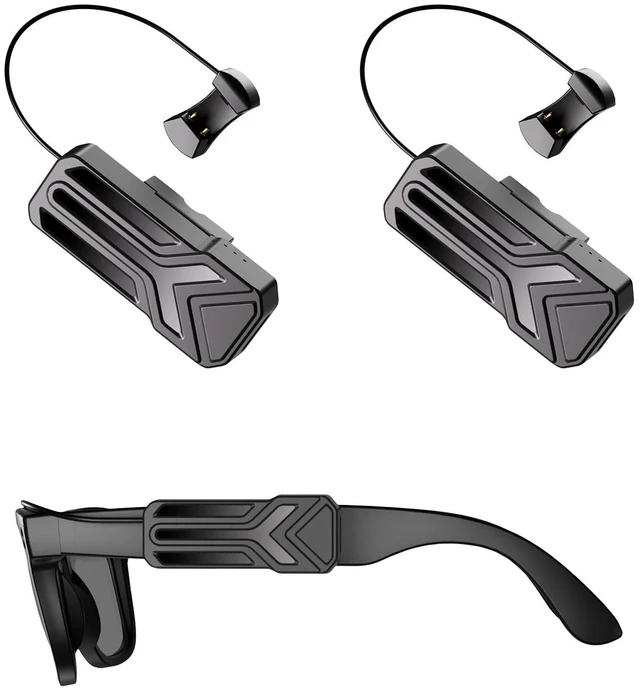 Main image of 2Pack Wearable Battery Pack Charger Compatible with Oakley Meta Smart Glasses Gen 1 & Gen 2, Ultra-Light Mini Power Bank Accessories for Wayfarer Headliner Skyler HSTN