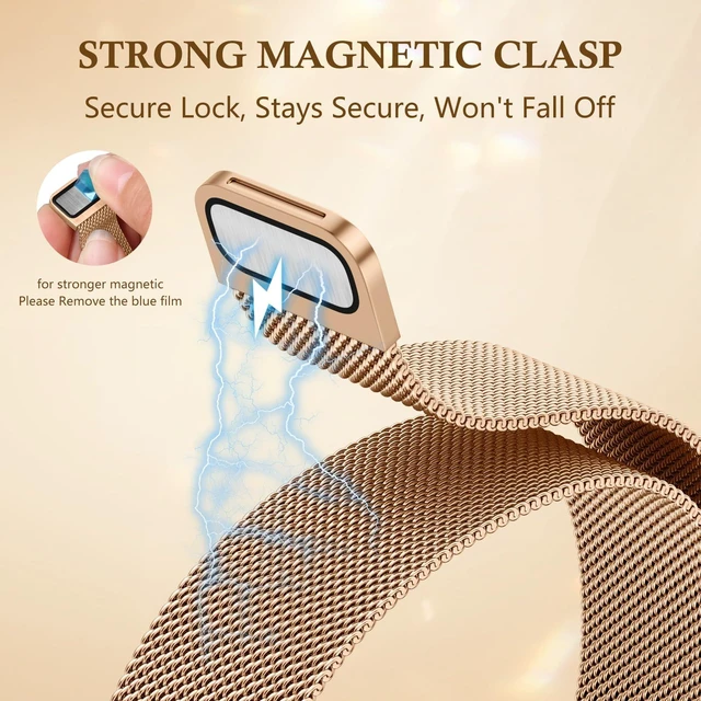 Alt view image 3 of 7 - Metal Bands Compatible with Fitbit Charge 6/ Charge 5 Bands for Women Men, Stylish Cute Adjustable Breathable Watch Bracelet Sport Watch Strap Replacement Wristbands for Charge 6/Charge 5 Band
